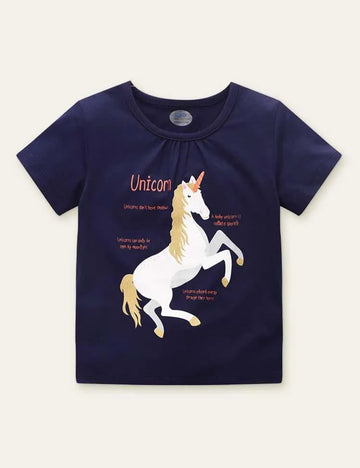 Unicorn Printed T-shirt - Mini Taylor